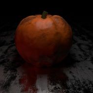 orange halloween pumpkin