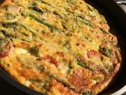 asparagus vegetarian pie