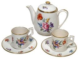 flower tea set