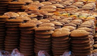 Gingerbread cookies on Christmas