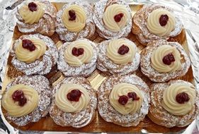 beautiful delicious Pastry Neapolitan