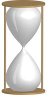 Clock Hourglass drawing