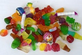 colorful children's sweets