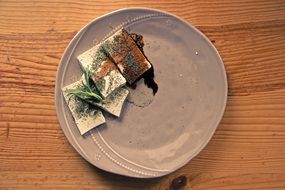 tofu in bright spices