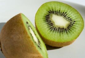 cut Kiwi Fruit close up