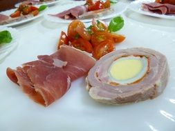 Meat for dinner plate