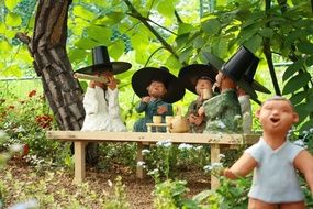 clay dolls in the republic of korea