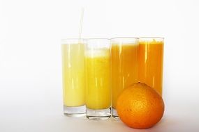 Orange Juice glass