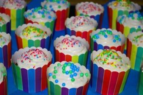 decorated cupcakes