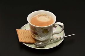 Coffee Cup Good Morning scene