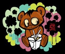 drawing of a cute bear for a child
