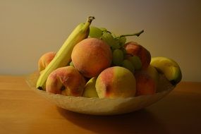 Picture of Fruits in a bowl on the table