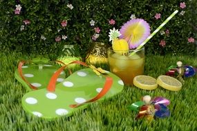 garden party and lemon tea