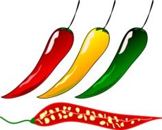 graphic image of a variety of chili peppers