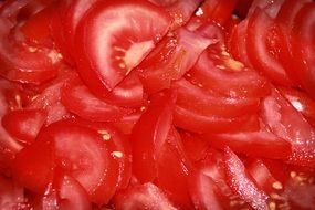 Picture of lots of Tomato slices