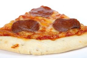 Piece of pizza American Baked