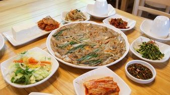 Traditonal Korean Food gourmet