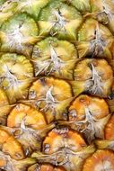 pineapple orange green peel structure