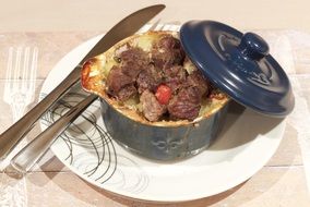appetizing attractive Beef Pot