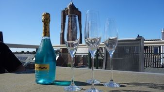 blue Wine Drink