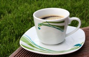cup of coffee and saucer