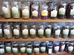 Jars Tea Herbs