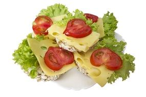 appetizing Sandwiches with tomatoes