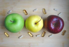 rich of vitamins apples