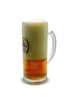 beer mug with white foam