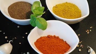 Spices Paprika and Chili Powder