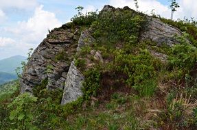 Mountains in Bieszczady