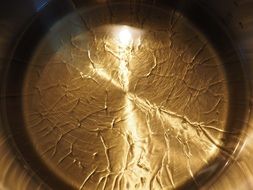 butter at the bottom of the pan