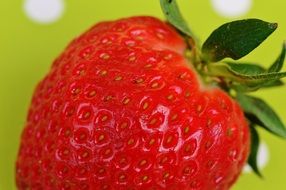 Strawberries Fruit close delicious food