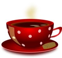 Coffee in the cup clipart