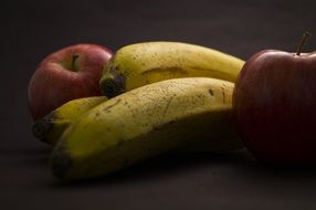 Closeup picture of fruits