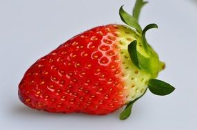 Half-ripe Strawberries Fruit