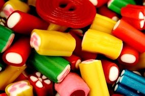 unusual colored candies