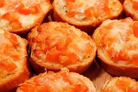 bruschetta with tomatoes