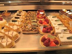 variety of confectionery products on display