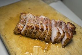 chopped baked pork