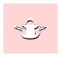 cute cooking Pot vector drawing