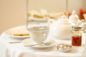 english Tea with Candy beautiful scenery
