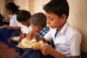 food for schoolchildren in India