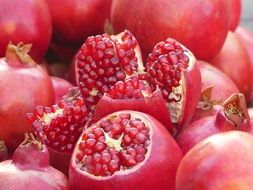 Pomegranates in Iran