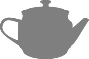 Teapot Gray drawing