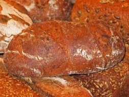 fresh bread in breakfast buffet