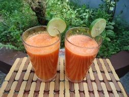 Carrot Fresh Healthy Juice