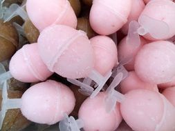 pink ice eggs