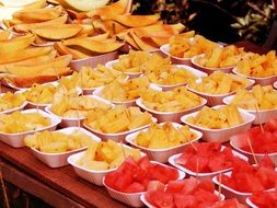 Fresh Fruit in the plate