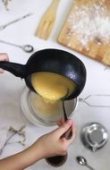 cooking tiramisu